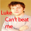 Luke's album cover, Can't beat me